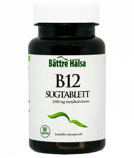 Vitamin B12 sugtablett