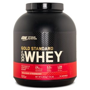 100% Whey Gold Standard Jordgubb 2273 g