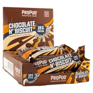 Njie ProPud Protein Bar Chocolate n´Biscuit 12-pack
